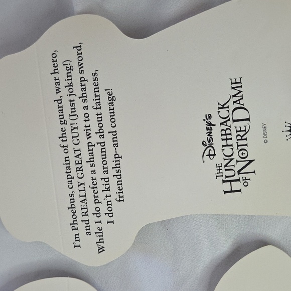 Hunchback Of Notre Dame Hallmark Disney 1990s Esmeralda Phoebus Collector Cards - Picture 12 of 14